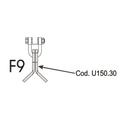 Lames de déchaumage ORIGINAL PROCOMAS 30x5 pour tondeuse à fléaux TFH60 TFH70 TFH80 TFH100