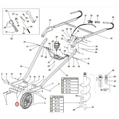 Lestage de tarière ORIGINAL ACTIVE t152 020811 | NewgardenAgri.com