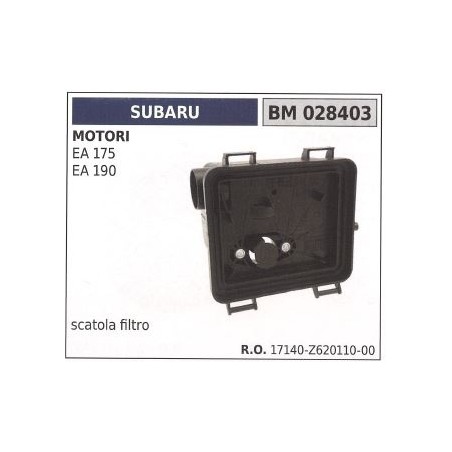 SUBARU boîtier de filtre à air pour moteur à essence pour motobineuse EA175 190 028403 | NewgardenAgri.com