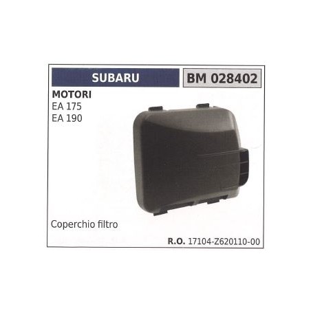 Coperchio filtro aria SUBARU motore benzina motozappa EA175 190 17104-Z620110-00 | NewgardenAgri.com