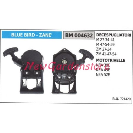 BLUE BIRD Anlasser BLUE BIRD Bürstenmäher Motor M27 mototrivelle nea 39e 004632 | NewgardenAgri.com