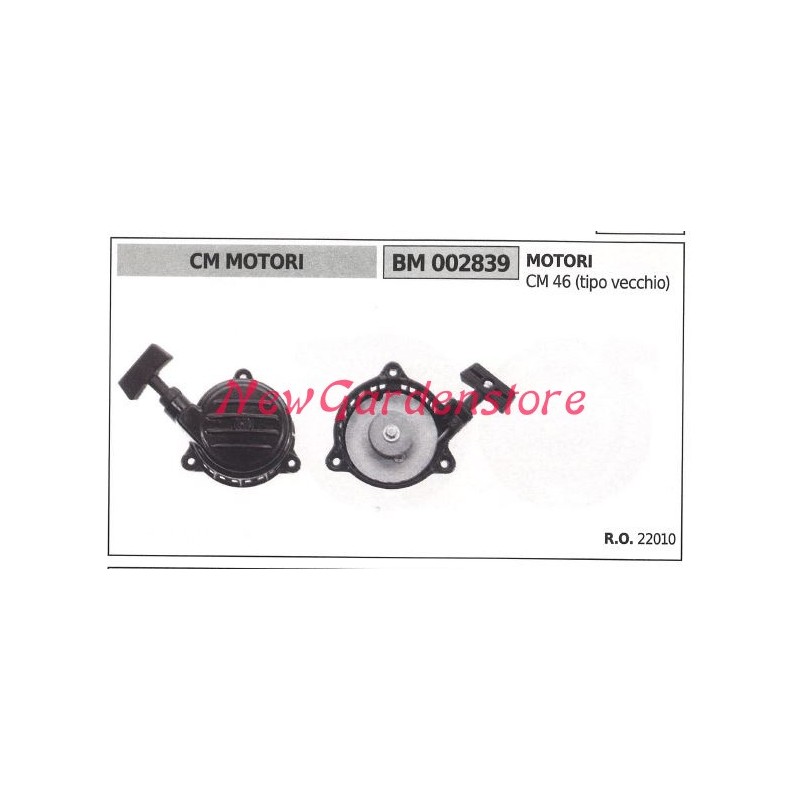 Starting CM ENGINES 46 cm old type pump motor 002839