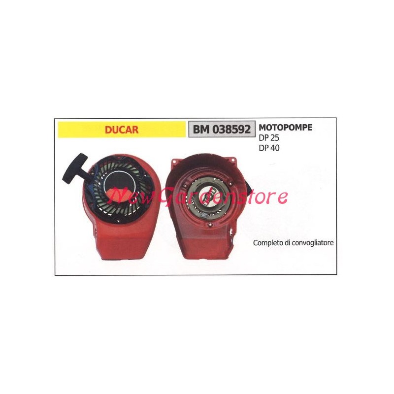 Messa in moto DUCAR motore motopompa DP 25 40 038592