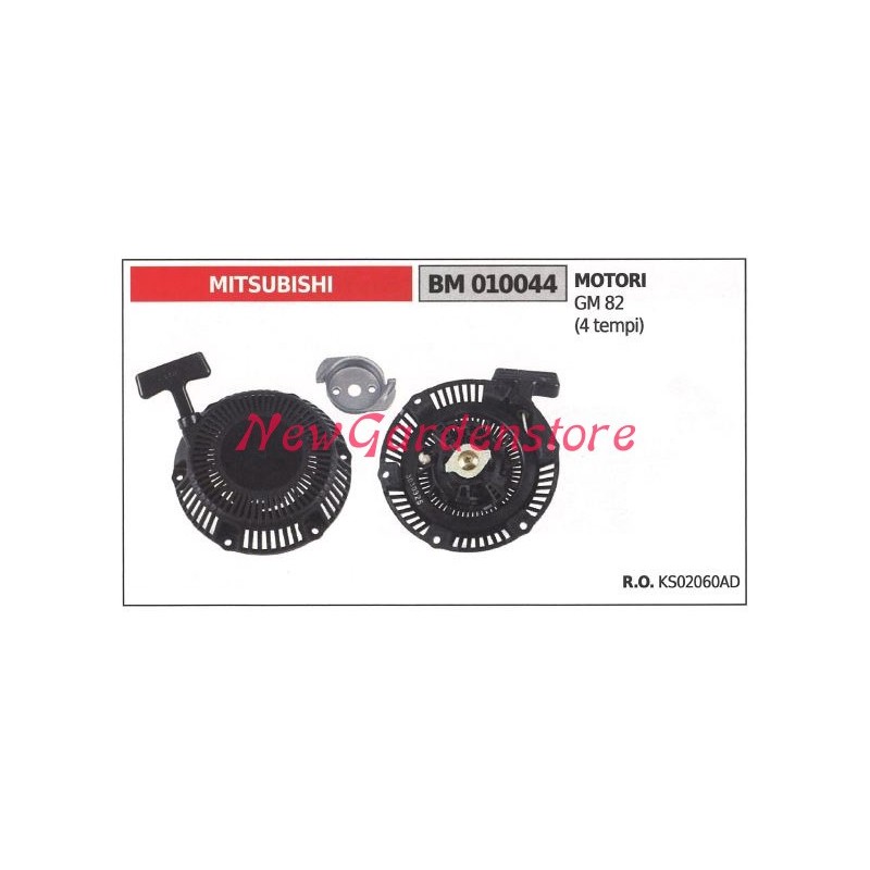 Démarrage du moteur du motoculteur MITSUBISHI GM 82 010044