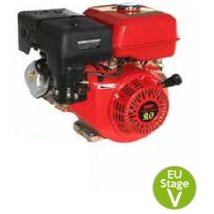 KOMPLETT-MOTOR LAUNTOP PETROL 4T HORIZONTALE ZYLINDERWELLE 270cc | NewgardenAgri.com