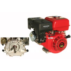 COMPLETE ENGINE LAUNTOP PETROL 4T HORIZONTAL CYLINDER SHAFT 270cc | NewgardenAgri.com