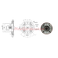 Motore completo motocoltivatore ZANETTI DIESEL ZDM86C1MEV conico avv. elettrico | NewgardenAgri.com