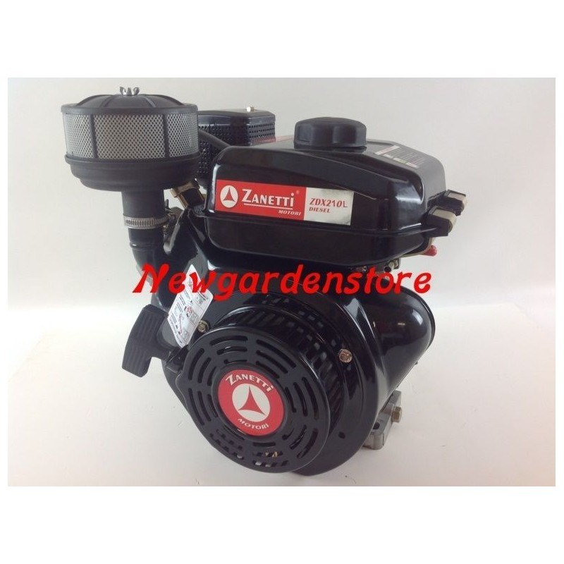 Motore completo motocoltivatore ZANETTI DIESEL ZDX210L2 cilindrico avv. manuale