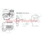 Complete ZANETTI DIESEL ZDX210L2 motor cultivator engine cylindrical manual start