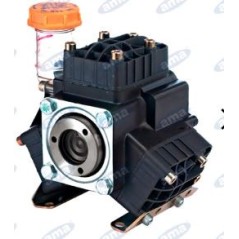 Aluminium pump with 3 diaphragms semi-hydraulic piston for irrigation 91554 | NewgardenAgri.com