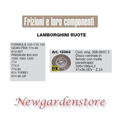 Disco central 41x36,5 15964 Tractor LAMBORGHINI Formula Premium 874 Turbo GP | NewgardenAgri.com