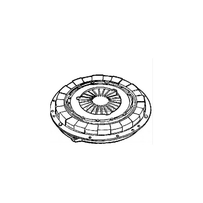 Embrayage à double disque pour cultivateur rotatif BMW 15339