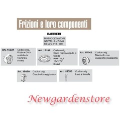 Frizione disco manicotto leva cuscinetto motocoltivatore PUMA BARBIERI 15321 | NewgardenAgri.com