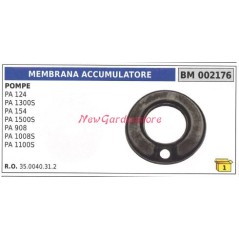 Membrana de acumulador UNIVERSAL Bomba Bertolini PA 124 1300S 002176 | NewgardenAgri.com