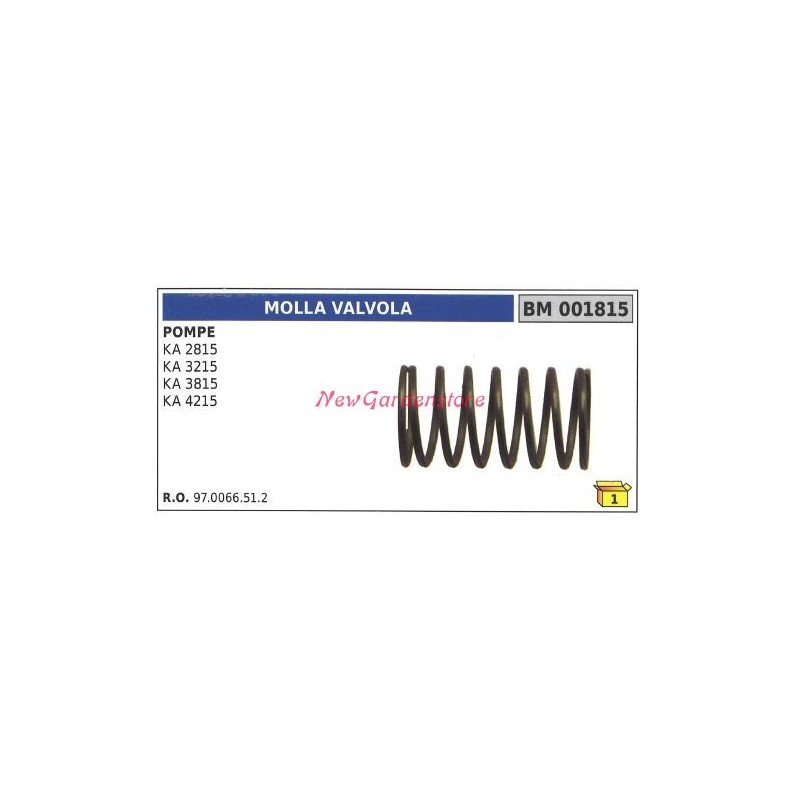 Membrana de válvula Bomba UNIVERSAL Bertolini KA 2815 3215 3815 4215 001815