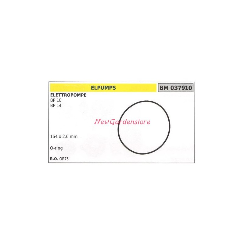 O-ring ELPUMPS motor pump BP 10 14 037910