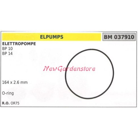 O-ring ELPUMPS motor pump BP 10 14 037910 | NewgardenAgri.com