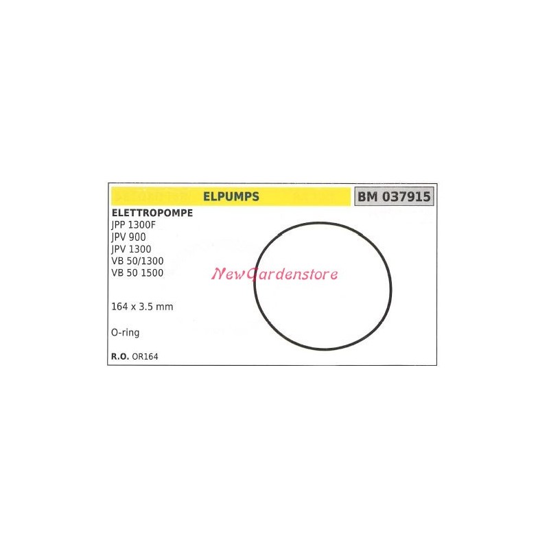 O-ring ELPUMPS elettropompa JPP 1300F 037915