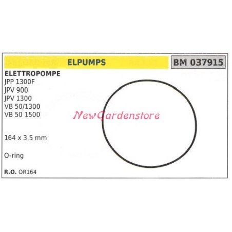 O-Ring ELPUMPS Elektropumpe JPP 1300F 037915 | NewgardenAgri.com