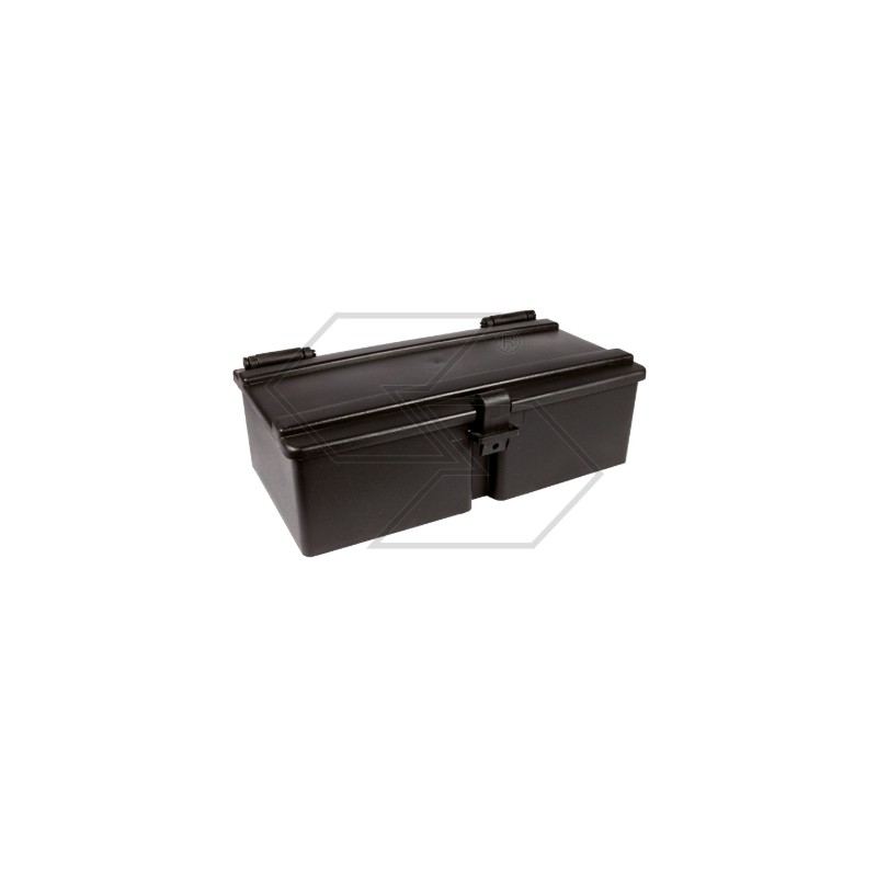 Plastic toolbox for agricultural machine