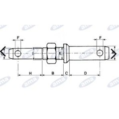 Doppio perno diametro 22 25 28mm per attacco attrezzi trattori agricoli | NewgardenAgri.com