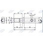 Zapfendurchmesser 22-22 mm für Ackerschlepper-Geräteanbaukupplung 2 Stk.