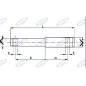 Double weld stud diameter 22-28 mm for agricultural tractor implement attachment