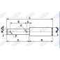 Universalbolzen Durchmesser 19-25mm für Ackerschlepper Anbaugerätekupplung