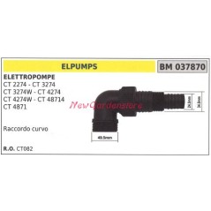 ELPUMPS Kurvenverschraubung ELPUMPS Motorpumpe CT 2274 3274W 037870 | NewgardenAgri.com