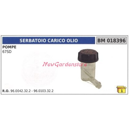 Serbatoio carico olio UNIVERSALE pompa Bertolini 67SD 018396 | NewgardenAgri.com