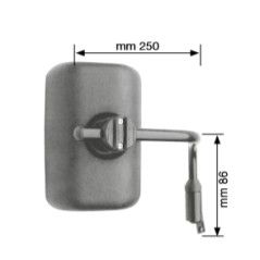 Specchietto retrovisore lato destro per macchina agricola MERLO e trattori vari