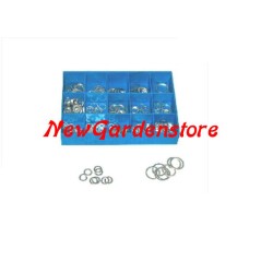 Assortment of 400 standard aluminium washers for agricultural and gardening use | NewgardenAgri.com