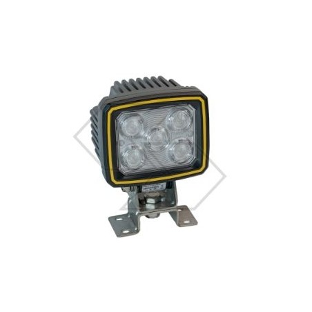 Led work beacon 3000 lumen round headlight for agricultural tractor | NewgardenAgri.com