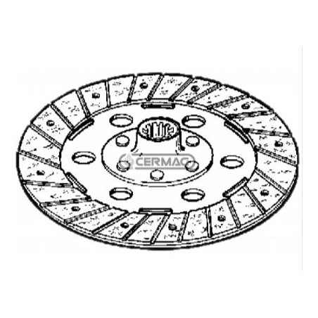 CARRARO PTO clutch disc for agricultural tractor 68.2 68.4 78.2 15634 | NewgardenAgri.com