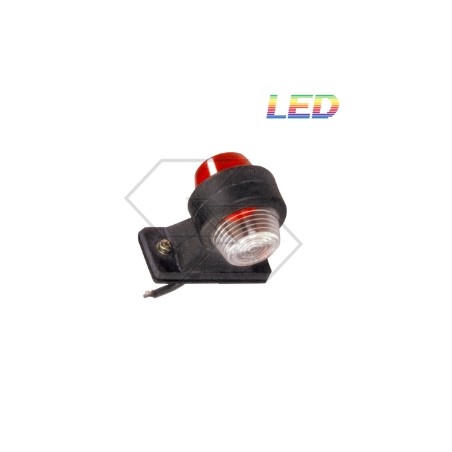 Led clearance light for agricultural tractor white red 12 24 Volt | NewgardenAgri.com