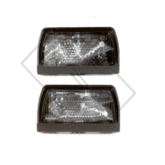 Number plate light WITHOUT LAMP for agricultural tractor set of 2 lights | NewgardenAgri.com