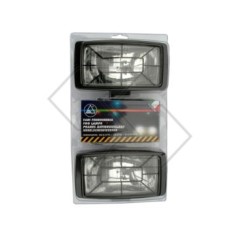 NEWGARDENSTORE rectangular headlight kit for agricultural tractor cab | NewgardenAgri.com