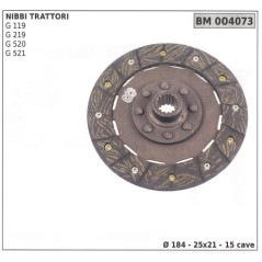 Clutch disc for NIBBI TRACTORS G 119 219 520 521 004073 | NewgardenAgri.com