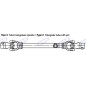 Cardan shaft AMA Cat. 2 CE approved 2x1000mm - 00958