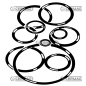 Jeu d'anneaux viton pour pompe de levage COMPATIBLE - 10974