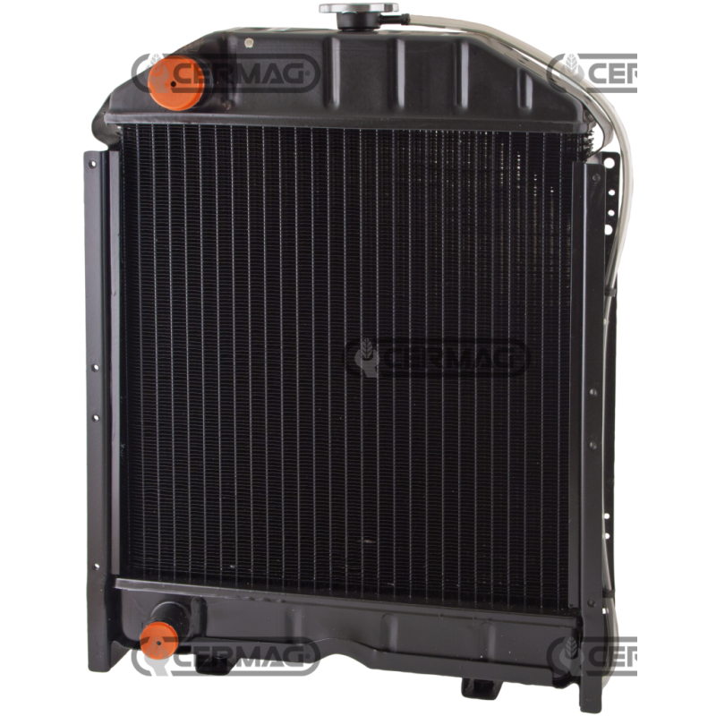 Radiador de cobre para FIAT - NEW HOLLAND Dimensiones AnxAlxP 465x640x105 mm COMPATIBLE - 11479