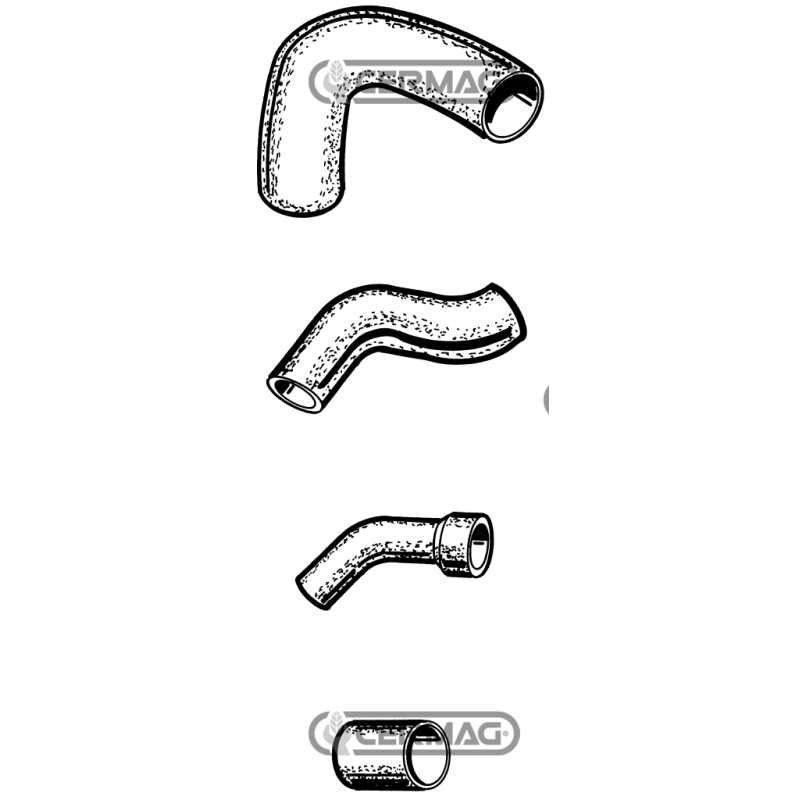 MANGUERA DE RADIADOR COMPATIBLE PARA TRACTORES LANDINI - 11698