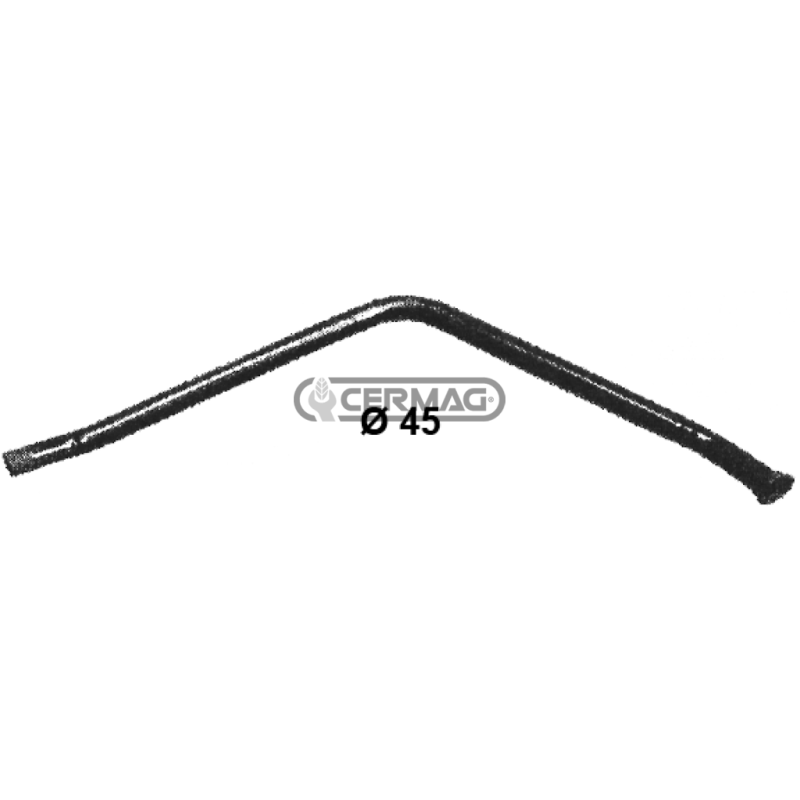 TUYAU D'ÉCHAPPEMENT COMPATIBLE POUR TRAIN DE ROULEMENT - 12679