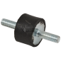 Zylindrischer Schwingungsdämpfer mit MALE/MALE-Gewinde Durchmesser 30 mm Gewinde M8x23 KOMPATIBEL - 60145