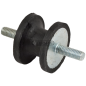 Amortiguador de vibraciones con rosca MACHO/MACHO Diámetro 40 mm Rosca M8x20 COMPATIBLE - 60151