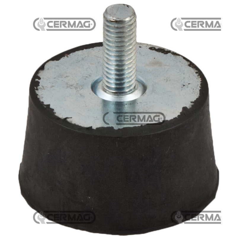 Spezialkegelstumpf-Schwingungsdämpfer Höhe 25 mm Gewinde M8x10 KOMPATIBEL - 60687