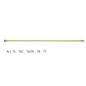 Brass rod diameter 10x50 cm TECNOSPRAY for manual sprayer