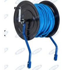 Hose reel for 130Lt wheelbarrow with 50mt of 8x13mm spraying hose 79192 | NewgardenAgri.com