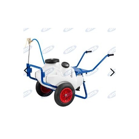 90Lt spraying wheelbarrow with 10 mt spraying hose 79195 | NewgardenAgri.com