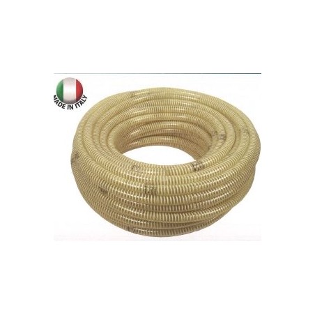 Manguera de riego en espiral de PVC no tóxico para uso alimentario 25 m Ø interior 20 mm | NewgardenAgri.com